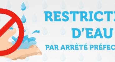 Restriction d'eau