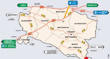 Plan d'accès Magny-les-Hameaux