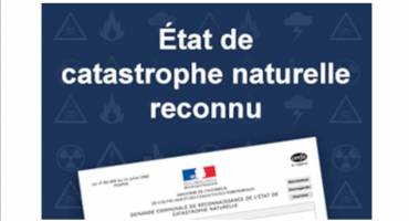 Etat de catastrophe naturelle