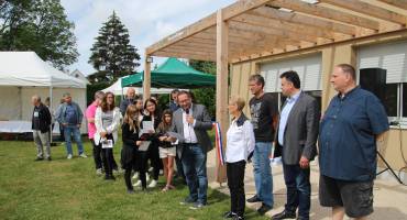 Bertrand Houillon, discours Inauguration Espace pétanque
