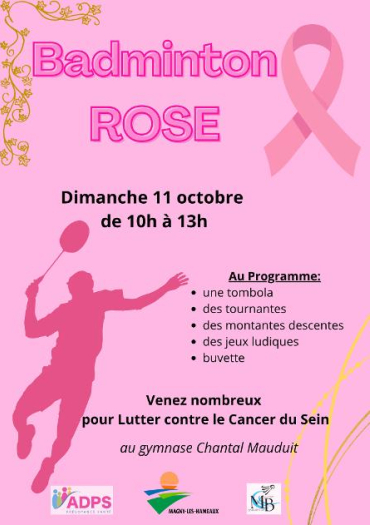 Evenement solidaire oct rose