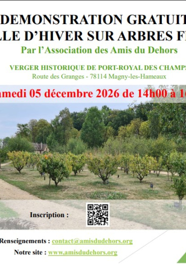 Démonstration taille hiver verger 05 12 2026