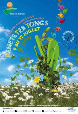 AFFICHE REMETS TES TONGS 2025