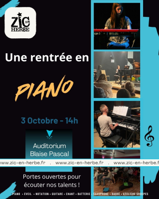 Rentrée en Piano Zic