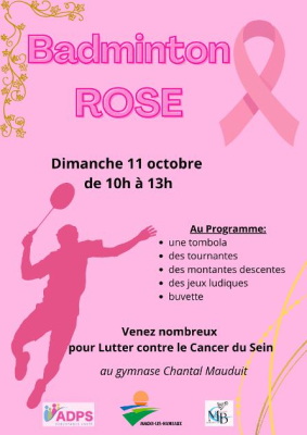 Evenement solidaire oct rose