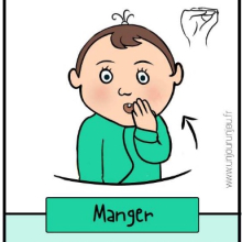 Petit mot pour le repas : Manger