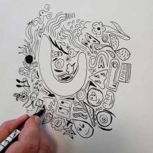 Atelier Doodle Art à la manière de Sam Cox