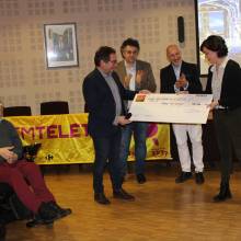 Remise du chèque du téléthon : une solidarité toujours connue et reconnue !