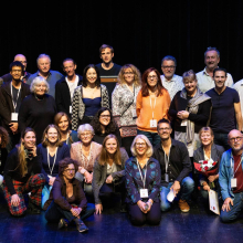 Les cies, le jury et l'équipe du festival
