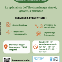 Information sur l'association - Recto du tract 