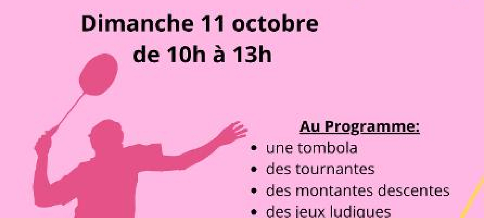 Evenement solidaire oct rose