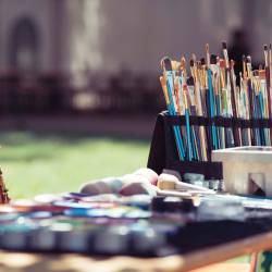 Atelier peinture en exterieur