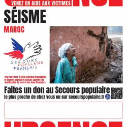 Urgence séisme Maroc