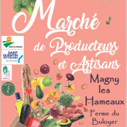 Affiche Marché de producteurs et artisans à Buloyer
