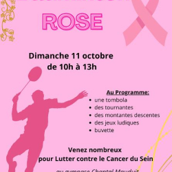 Evenement solidaire oct rose