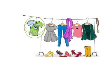 Photo de vêtements avec logo