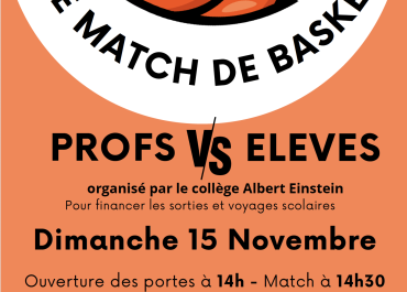 Basket Prof / élèves College Albert Einstein