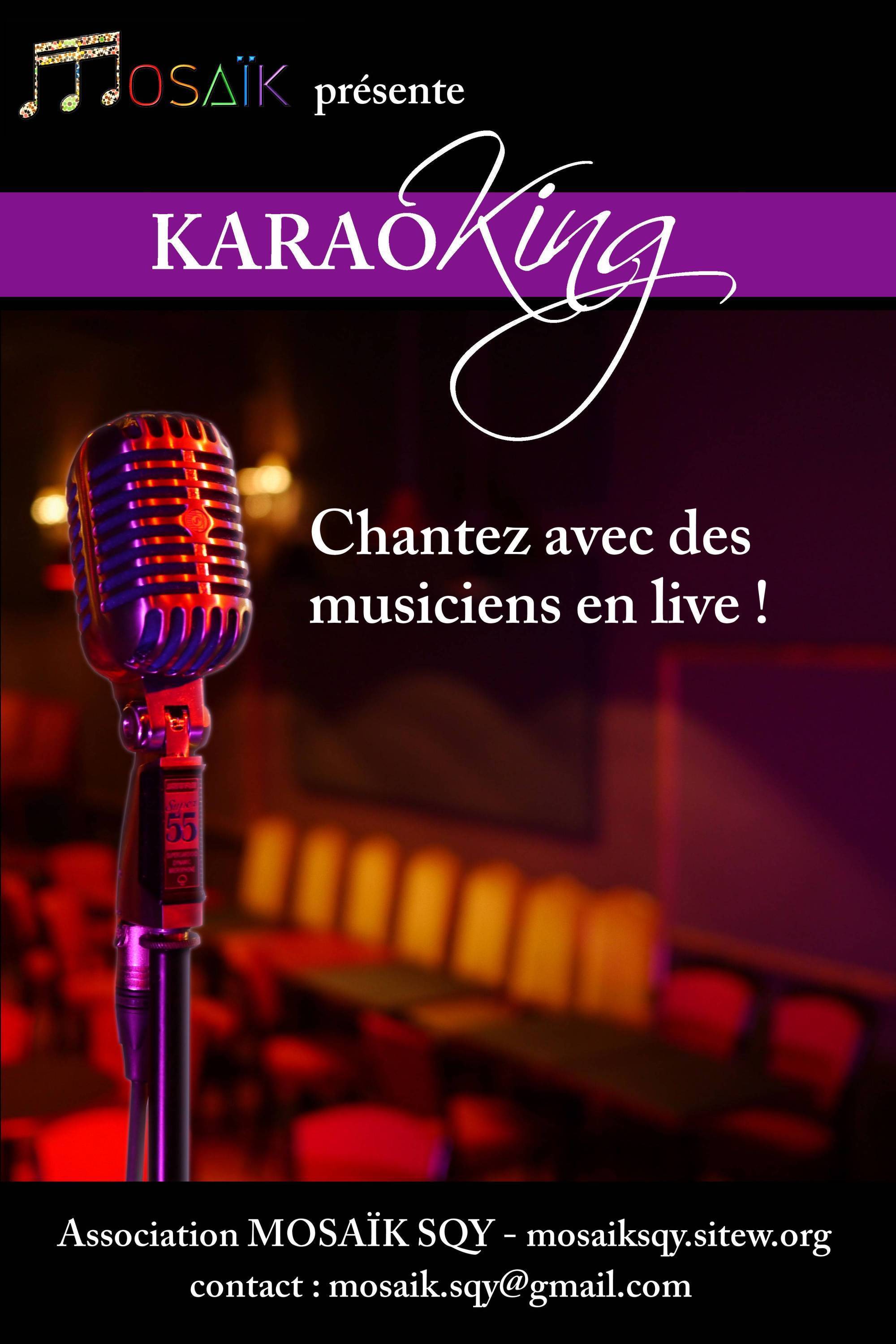 AFFICHE KARAOKING