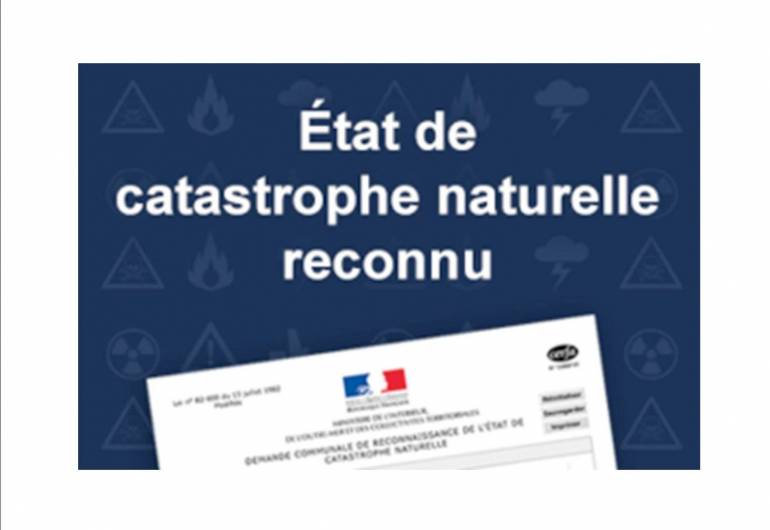 Etat de catastrophe naturelle