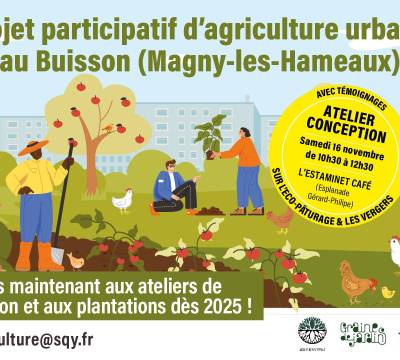 Agriculture urbaine RDV 16 novembre 2024