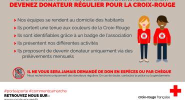 Donateur a la croix rouge