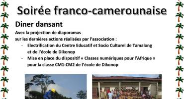 soirée franco-camerounaise du 12 octobre 2019 au trait d'union