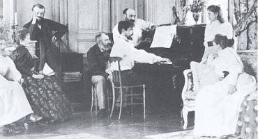 Claude Debussy au piano chez les Chausson