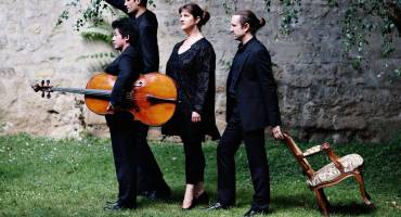 Photo des musiciens du quatuor Cambini