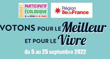 Budget participatif du 5 au 25 septembre 2022