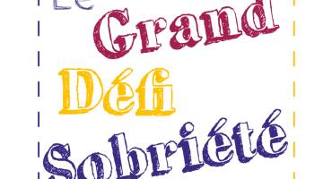 Le grand défi sobriété