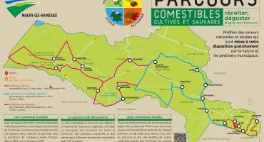 Carte des parcours comestibles