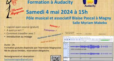 Affiche Formation Audacity