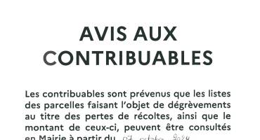 Dégrèvement de taxe foncière sur les propriétés non bâties