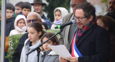 Bertrand houillon, Maire de Magny-les-Hameaux, le 11 novembre 2024