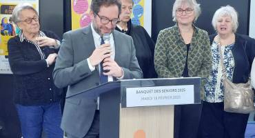 M. le Maire à l'occasion du Banquet des seniors 2025