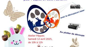 Atelier Pâques, samedi 12 avril 2025 , de 10h à 12h, au Maglab !