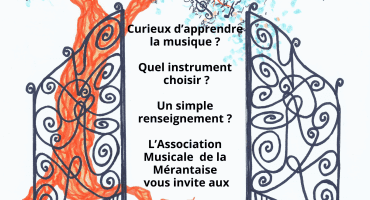 L'Association Musicale de la Mérantaise vous invite à découvrir les instruments enseignés au sein de son école. 