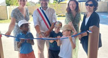 Discours de M. le Maire à l'occasion de l'inauguration de la cour d'école Francis Jammes