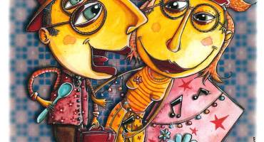 AFFICHE DROLE DE LIVRE