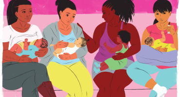 Discussion entre mamans qui allaitent leur bébé