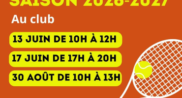 Inscriptions TCMH