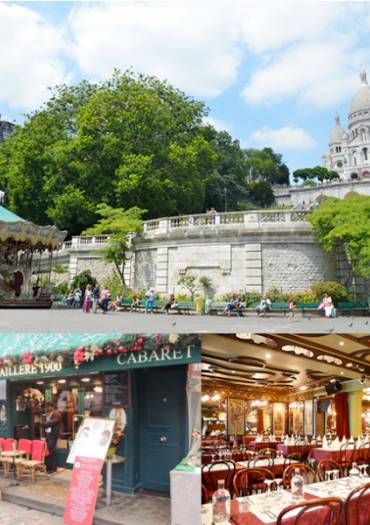 Déjeuner spectacle à la Crémaillère à Montmartre