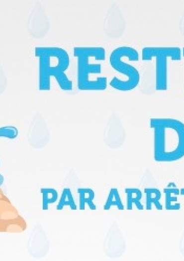 Restriction d'eau