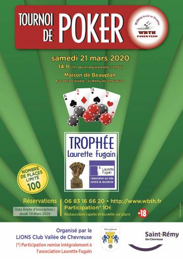 Tournoi de poker Laurette Fugain 2020