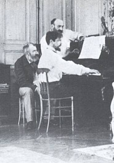 Claude Debussy au piano chez les Chausson