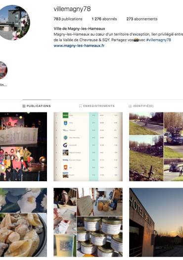 Page Instagram officielle de Magny-les-Hameaux