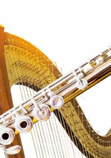 Harpe et flute