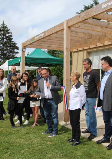 Bertrand Houillon, discours Inauguration Espace pétanque