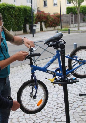 Atelier la vie'cyclette verte au centre social