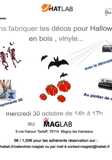 Atelier de fabrication de décorations pour Halloween